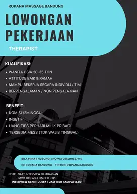 INFO LOKER KHUSUS WANITA