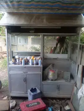 Gerobak tahu bakso dan bisa untuk fried chicken