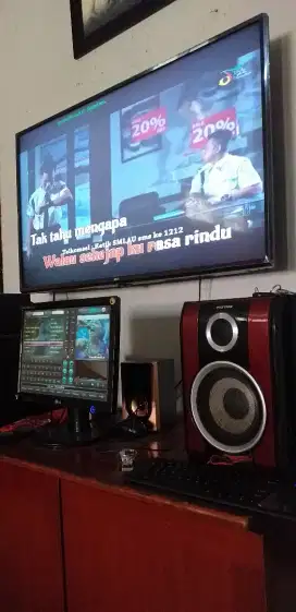 Service komputer dan jasa update lagu, setting audio karaoke (karoke)