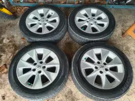 Velg oem vellfire R17 dan ban R19 235/40 2pcs jual cepat