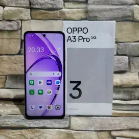 Oppo A3 Pro 5G 8/256 Fulset segel mulus 99% Garansi panjang