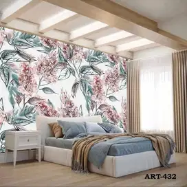 Wallpaper Dinding 3D Custom Desain Korden Gorden Vitrase