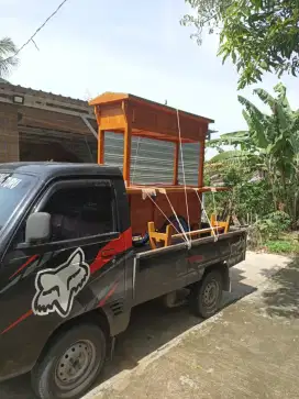 Gerobak Angkringan Bakso Mie Ayam PeceL Bubur Sate Martabak Ronde dlL