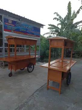 Gerobak Angkringan Bakso Mie Ayam PeceL Bubur Sate Martabak Ronde dlL