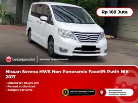 [ TANGAN 1 ] Nissan Serena HWS Non Panoramic Facelift Putih 2017/2018