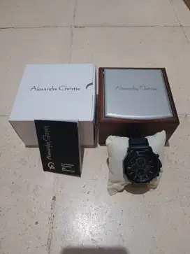 Baru 5x dipakai Jam tangan Alexandre christie (bekas rasa baru)