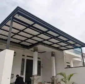 Canopy minimalis atapnya alderon satu layer