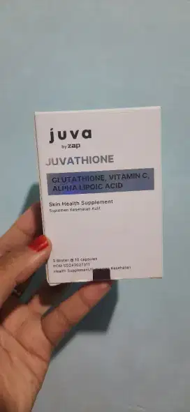 Suplemen kesehatan kulit Juva by Zap, sudah ke minum 3 biji