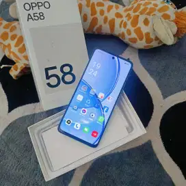 OPPO A58 128GB LENGKAP MULUS