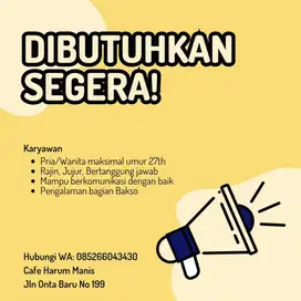 Loker jualan bakso