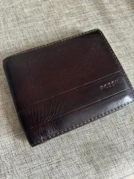 Dompet fossil kulit ori