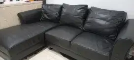 Sofa Set warna hitam