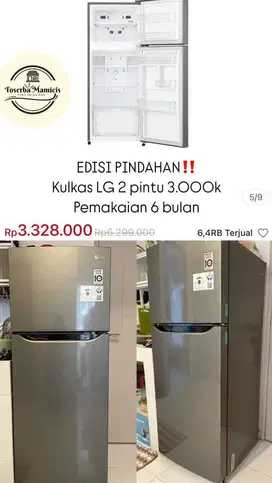 Kulkas LG 2 pintu