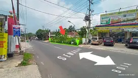 TANAH PINGGIR JALAN RAYA COCOK UTK USAHA KULINER, BENGKEL, KOS