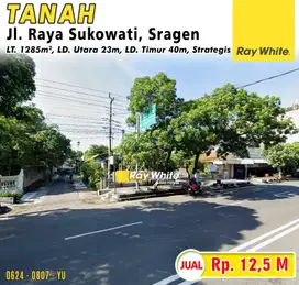 Dijual Tanah Jl. Raya Sukowati, Sragen