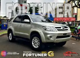 TERMURAH !FORTUNER G 2007 AT MDL 08 09 MATIC ISTIMEWA ANTIK SIAP PAKAI