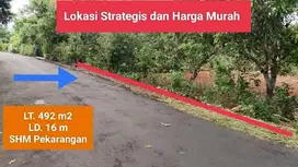 Tanah Murah Strategis mangku Jl.Raya Alternatif Wisata Bejiharjo