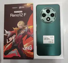 Second Oppo Reno 12F 4G 8/256gb Garansi Desember 2025