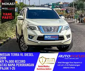 [Tdp53JT] Nissan Terra 2.5 VL 4x2 AT Hitam Putih Metalik NIK 2019