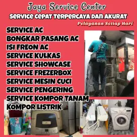 Service AC Bongkar Pasang AC Servis Mesin Cuci KULKAS Frezer Kebomas