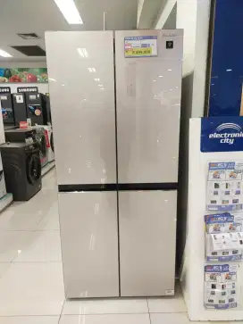 SHARP REFRIGERATOR SBS 472 L BUNGA 0% BEBAS 1-2 KALI CICILAN