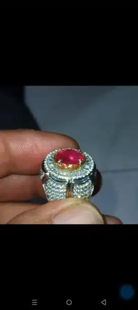 Ruby Burma No Hit Original Burma Perak Spesial Boss