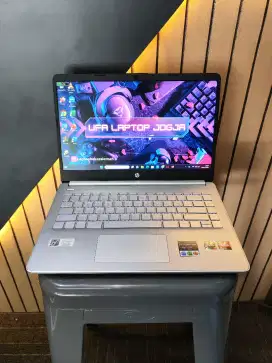 Laptop HP 14s fq1032au, AMD Ryzen 3 5000 series, ram 8, ssd 512 ngebut