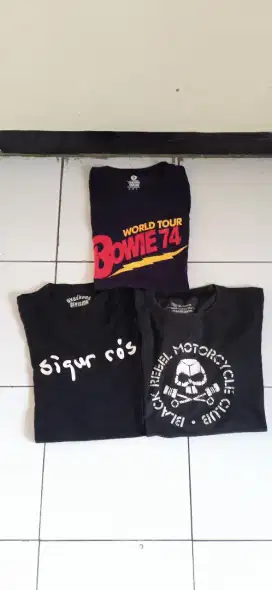 Baju kaos T-shirt music Borongan aja