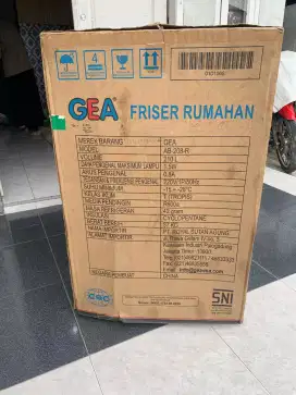 Jual santai freezer rumahan GEA AB-208-R