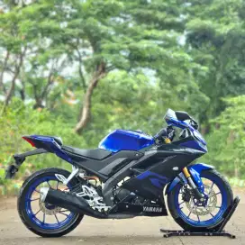 YAMAHA R15 V3 BLUE RACE 2020 KM 7K ISTIMEWA PAJAK HIDUP