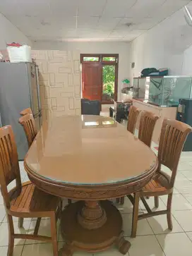 Meja makan kayu jati berkwalitas