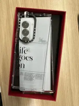 Casetify Samsung Fold 6 Life goes on clear case