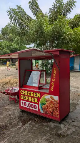 Gerobak chiken mulus masih bagus