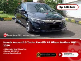 [ LOW KM 35.000 ] Honda Accord 1.5 VTIL Turbo Sensing AT 2020/2021