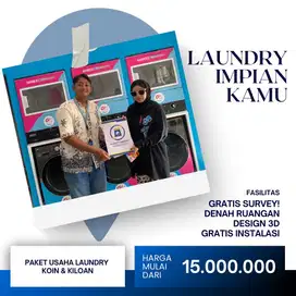 PAKET USAHA LAUNDRY TANPA LOYALTI