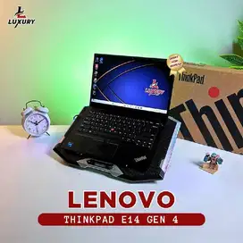 LAPTOP LENOVO THINKPAD E14 GEN 4 SSD GARANSI RESMI JUAL CEPAT MURAH BU