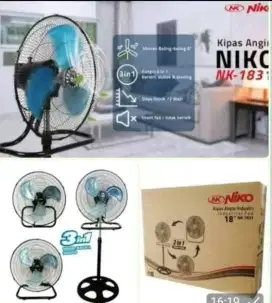 Kipas Angin Tornado Niko 3 in 1 Ukuran 18 inch