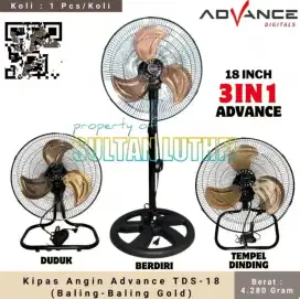 Kipas Angin Tornado 3 in 1 Advance TDS 18 inch