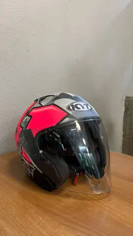 Helm nfj espagaro ukuran XL komplit dus+sarung helm