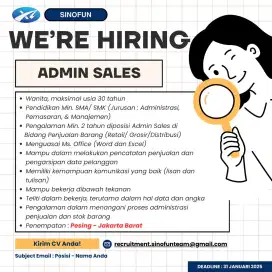 LOKER JAKARTA - SINOFUN