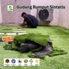 karpet rumput imut sintetis