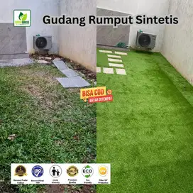 rumput berkarpet sintetis