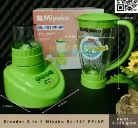 Blender Plastik Miyako 2 in 1