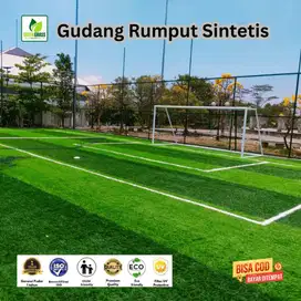 rumput hijau sintetis