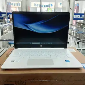 HP 14s DQ3135TU N4500 RAM 4GB SSD 512GB 14 Slim Keyboard Nyala Baru