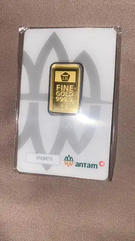 Logam mulia ANTAM 1 gr dan 5 gr 24 karat