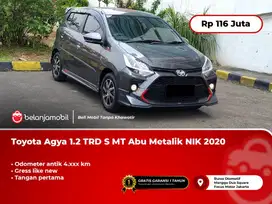 [ KM ANTIK 4RB ] Toyota Agya 1.2 TRD S MT Manual Abu Metalik 2020/2021