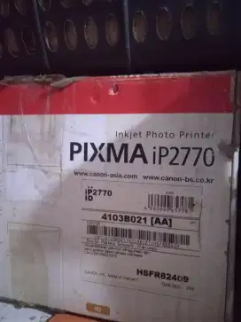 Dijual murah printer Canon IP 2770 dan d remix music 300 ribu