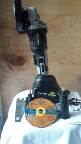 Gerinda cordless 4 inch+1 batt 48v harga nett. Kapuk raya