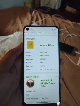 Realme 9 Pro+ plus 5G 8/256,DIMENSITY 920 Fastcharging 60wtt, batangan